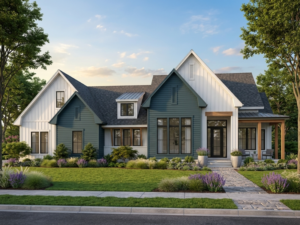 The Ascent custom home exterior - Idaho Impact Homes Treasure Valley Idaho