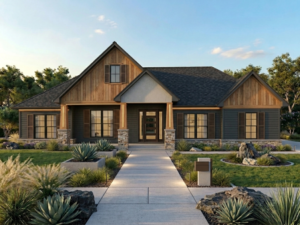 Luxury Modern Bungalow style home by Idaho Impact Homes in Treasure Valley Idaho