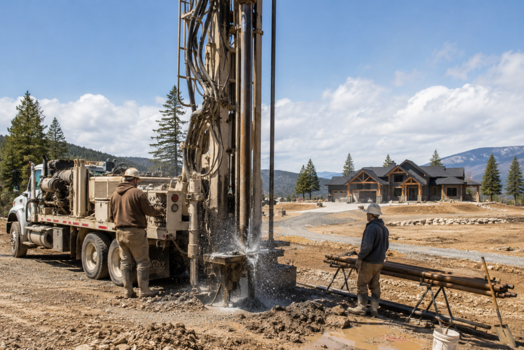 Installing a Well in Idaho before building a custom home