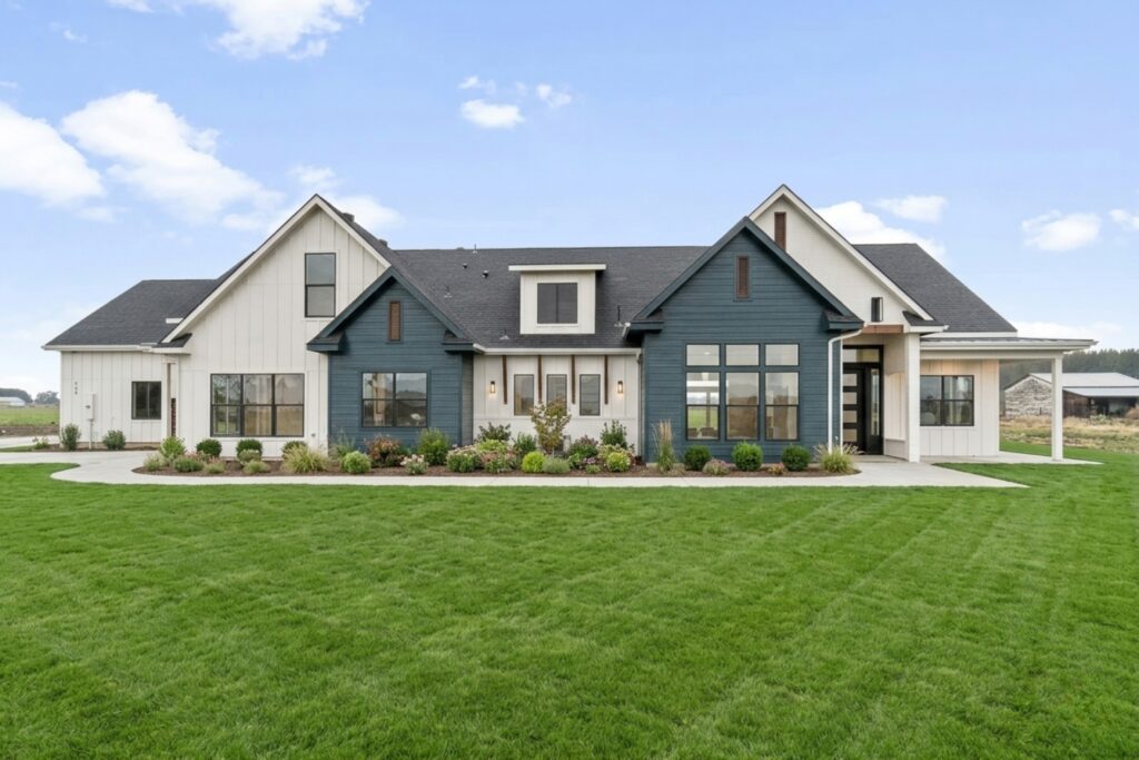 Custom home on acreage near Boise Idaho