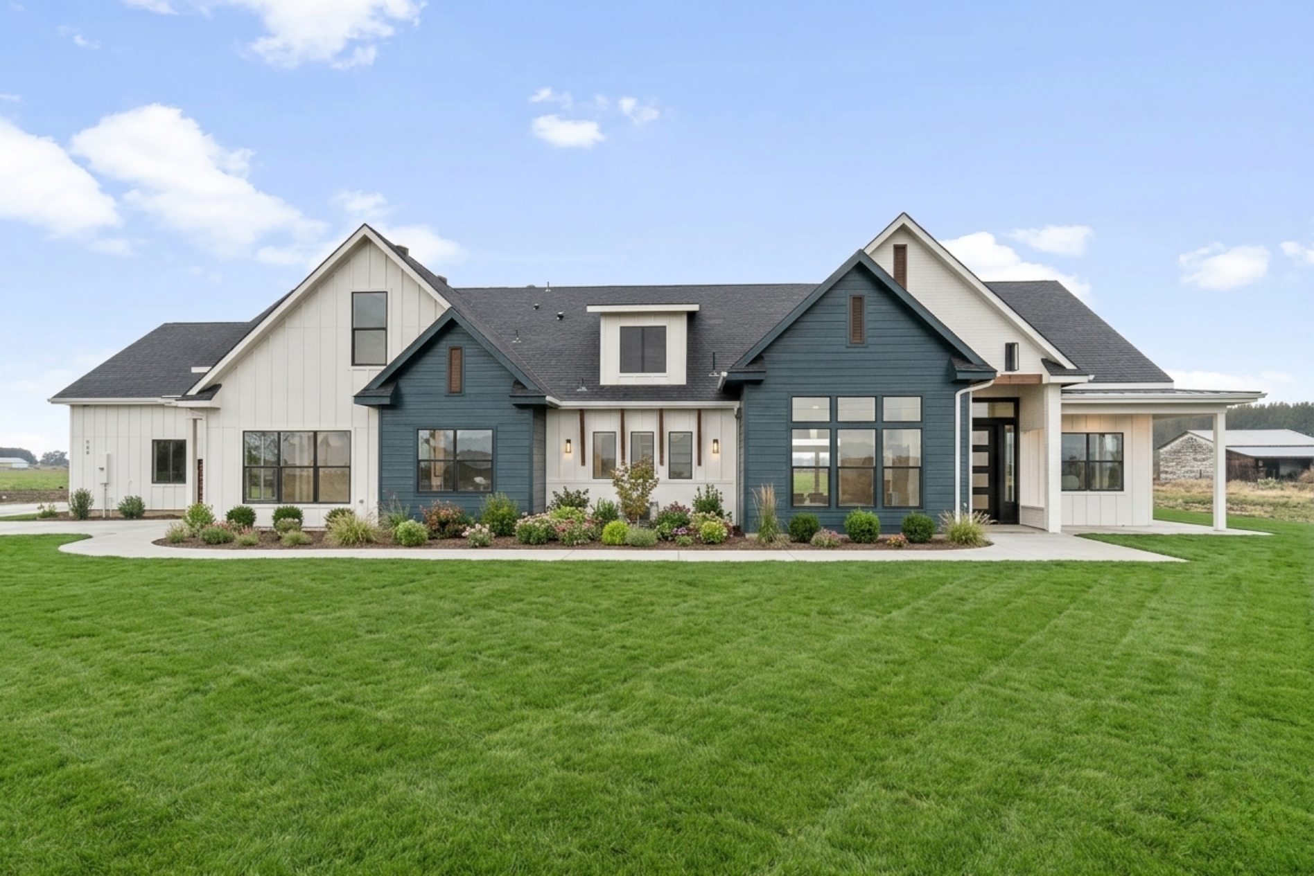 Custom home on acreage near Boise Idaho